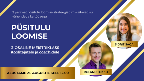Stabiilse püsitulu loomise 3-osaline meistriklass (soodus)
